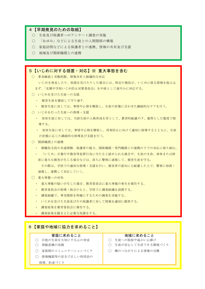 学校いじめ防止基本方針.pdfの2ページ目のサムネイル